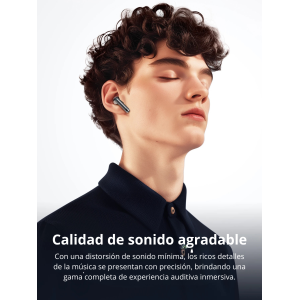 Hoco EQ10 Plus – Auriculares Bluetooth con ANC, Sonido Premium y 7H de Autonomía