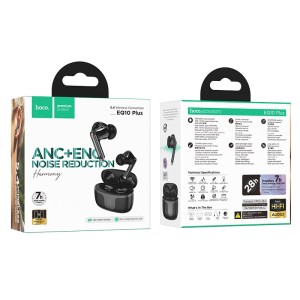 Hoco EQ10 Plus – Auriculares Bluetooth con ANC, Sonido Premium y 7H de Autonomía