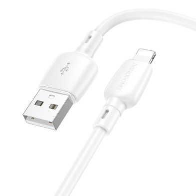 Cable Borofone BX93 USB a Lightning 1m – Carga Rápida y Alta Durabilidad