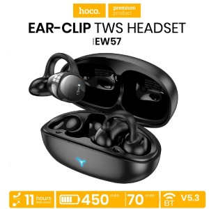 Hoco EW57 | Audífonos Inalámbricos con Diseño Ear-Clip y Sonido Premium 🎧🚀