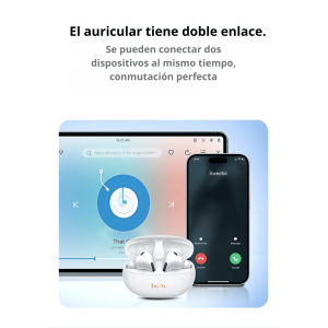 Audífonos Hoco EW60 Plus | Bluetooth 5.3, ANC y Sonido Premium