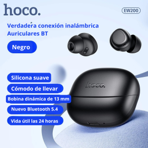 Hoco EW200 – Audífonos Inalámbricos Bluetooth 5.4 con Sonido Premium 🎧🔥