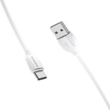 BOROFONE BX19 USB to USB-C Cable 1m – Fast Charging and Secure Data Transfer