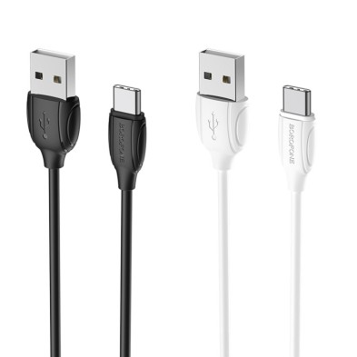 BOROFONE BX19 USB to USB-C Cable 1m – Fast Charging and Secure Data Transfer