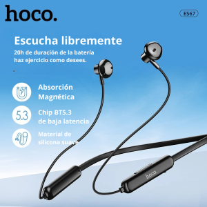 Audífonos Hoco ES67 | Bluetooth 5.3, Sonido HD y 20H de Autonomía