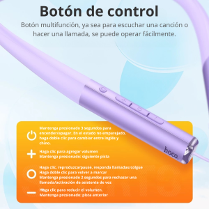 Audífonos Hoco ES71 Platinum | 70h de Música | Bluetooth 5.3