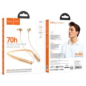 Audífonos Hoco ES71 Platinum | 70h de Música | Bluetooth 5.3