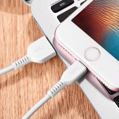 HOCO X20 Lightning Cable – Fast Charging and Endurance for Apple Devices