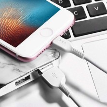 Cable Lightning HOCO X20 – Carga Rápida y Resistencia para Dispositivos Apple