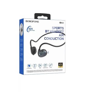 Borofone BE63 – Bluetooth 5.2 Sports Headphones | Air Conduction and Hi-Fi Sound