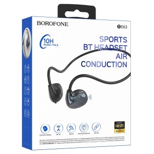 Borofone BE63 – Audífonos Bluetooth 5.2 Deportivos | Conducción de Aire y Sonido Hi-Fi