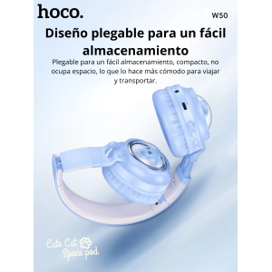 Audífonos Bluetooth Hoco W50 – Sonido Inalámbrico, Comodidad y Estilo