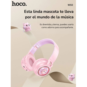 Audífonos Bluetooth Hoco W50 – Sonido Inalámbrico, Comodidad y Estilo