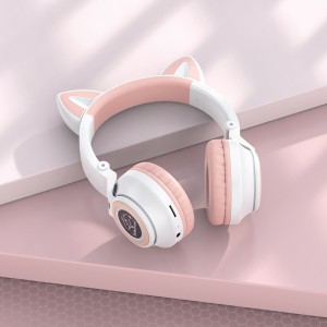 Borofone BO18 Bluetooth Headphones | Cat Ears with LED Lights