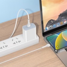 Cable Hoco X37 USB-C a Lightning 27W – Carga Rápida y Durabilidad