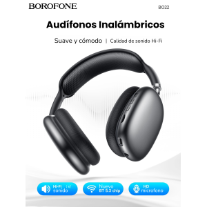 🎧 Audífonos Borofone BO22 | Sonido HD, Bluetooth 5.3 y Gran Autonomía 🔥