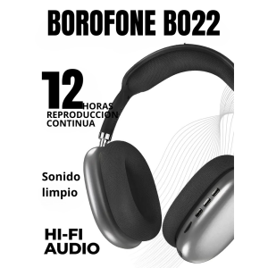 🎧 Audífonos Borofone BO22 | Sonido HD, Bluetooth 5.3 y Gran Autonomía 🔥