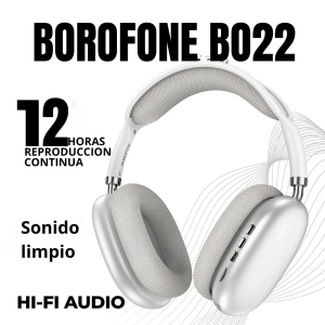 🎧 Audífonos Borofone BO22 | Sonido HD, Bluetooth 5.3 y Gran Autonomía 🔥