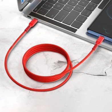 Cable Hoco X59 Victory USB-C a USB-C 60W – Carga Rápida y Alta Durabilidad