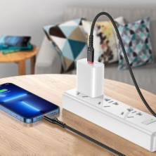 Hoco X59 Victory USB-C to Lightning 20W Cable – Fast Charging and Resistance