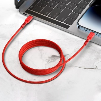 Hoco X59 Victory USB-C to Lightning 20W Cable – Fast Charging and Resistance