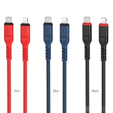 Cable Hoco X59 Victory USB-C a Lightning 20W – Carga Rápida y Resistencia