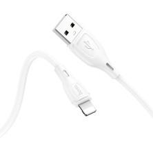 Hoco X61 Lightning to USB Cable – 2.4A Fast Charging and Flexible Design | 1 Meter