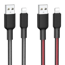 HOCO X69 Jaeger USB to Lightning Cable 1m – Fast Charging and Data Transfer