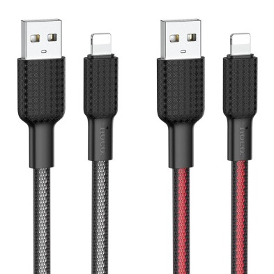 HOCO X69 Jaeger USB to Lightning Cable 1m – Fast Charging and Data Transfer