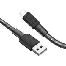 HOCO X69 Jaeger USB to Lightning Cable 1m – Fast Charging and Data Transfer