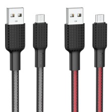 Hoco X69 Jaeger USB to Micro-USB Cable – Fast Charging and High Durability