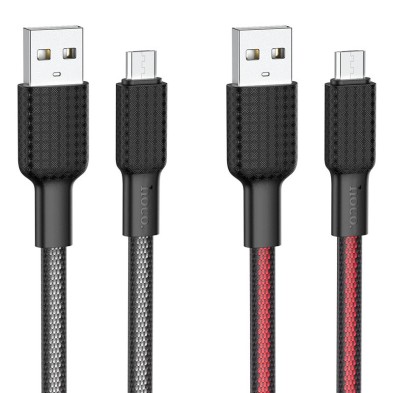 Cable Hoco X69 Jaeger USB a Micro-USB – Carga Rápida y Alta Durabilidad