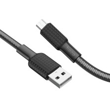 Hoco X69 Jaeger USB to Micro-USB Cable – Fast Charging and High Durability