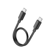 Cable Hoco X96 USB-C a USB-C 60W 25cm – Carga Rápida y Portabilidad