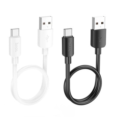 Cable Hoco X96 USB-A a USB-C 27W - Carga Rápida y Compacta