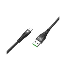 Hoco U53 USB-A to Type-C 5A 1.2m Cable – Fast Charging and High Durability