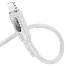 Hoco U120 Transparent Explore Cable – Smart Charging and LED Design