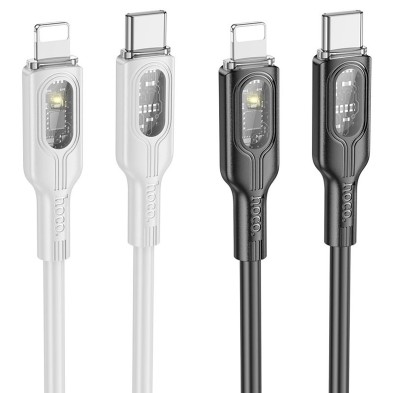 Cable Hoco U120 Type-C a Lightning PD 27W – Carga Rápida y Diseño Elegante