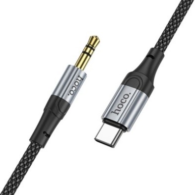 Cable Hoco UPA26 USB-C a Jack 3.5mm – Conexión de Audio Superior y Durabilidad