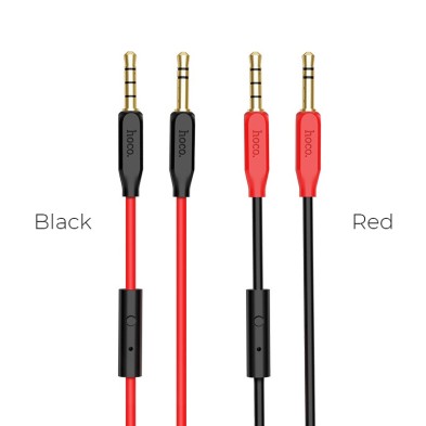 Cable Auxiliar Hoco UPA12 con Micrófono – Calidad de Audio Premium | 1 Metro