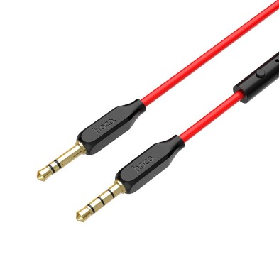 Hoco UPA12 Aux Cable with Microphone – Premium Audio Quality | 1 Meter