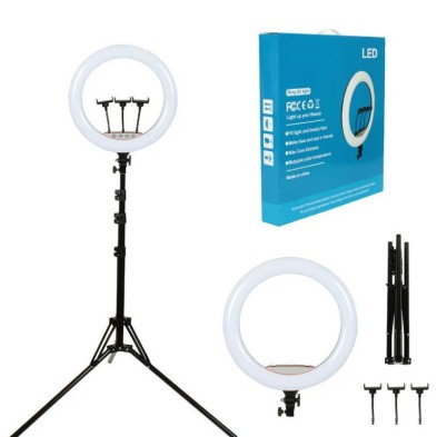 56cm LED Ring Light with Tripod and Remote Control | Professional Lighting at CDC TECNO