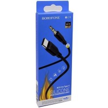 Borofone BL18 Type C to 3.5mm Jack Cable – Premium Audio and Durability