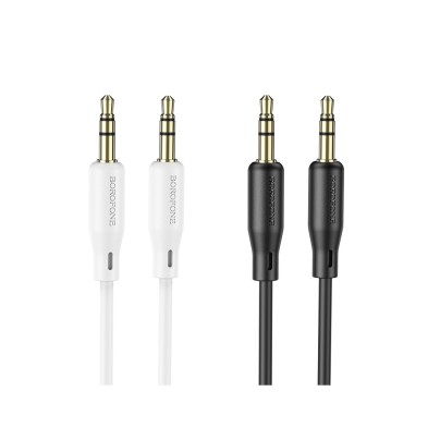 Cable Auxiliar Borofone BL18 1m – Conectores 3.5mm de Alta Calidad