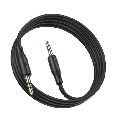 Borofone BL18 Auxiliary Cable 1m – High Quality 3.5mm Connectors