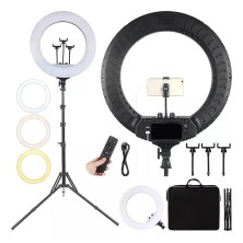 56cm LED Ring Light with Tripod and Remote Control | Professional Lighting at CDC TECNO