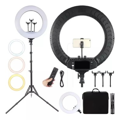 56cm LED Ring Light with Tripod and Remote Control | Professional Lighting at CDC TECNO