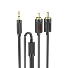 Cable Hoco UPA28 3.5mm a 2 RCA – Audio de Alta Calidad y Durabilidad (1.5m)