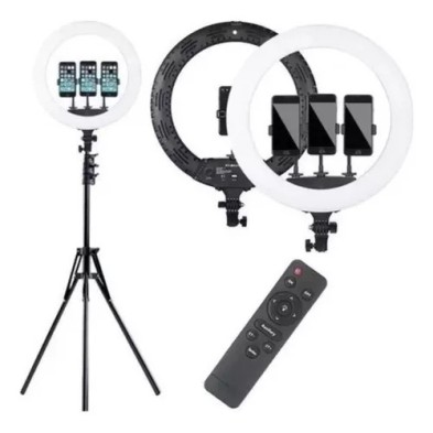 56cm LED Ring Light with Tripod and Remote Control | Professional Lighting at CDC TECNO