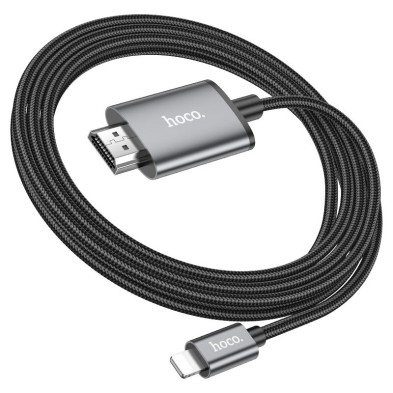 Cable Lightning a HDMI HOCO UA27 – HD 1080p, 2m de Duración y Alta Calidad